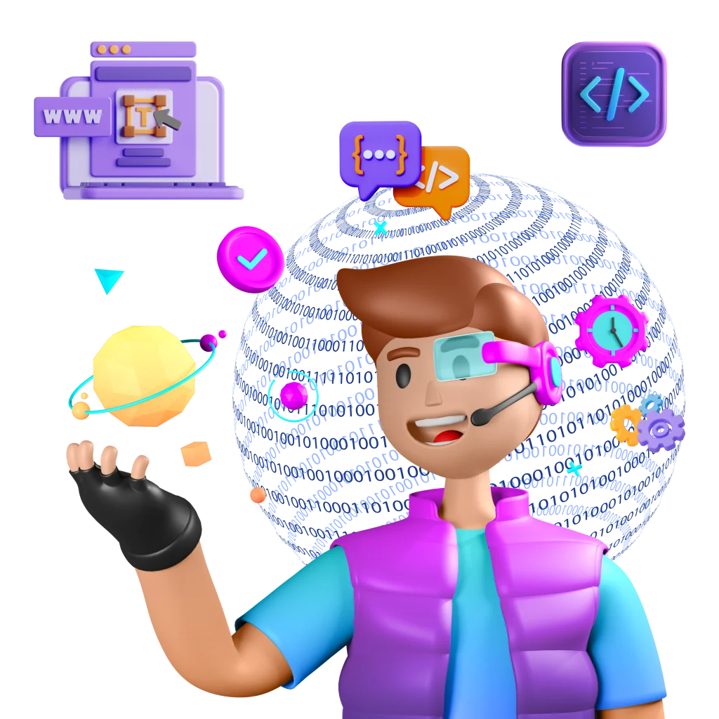 Arxa fonu silinmiş 3D personaj